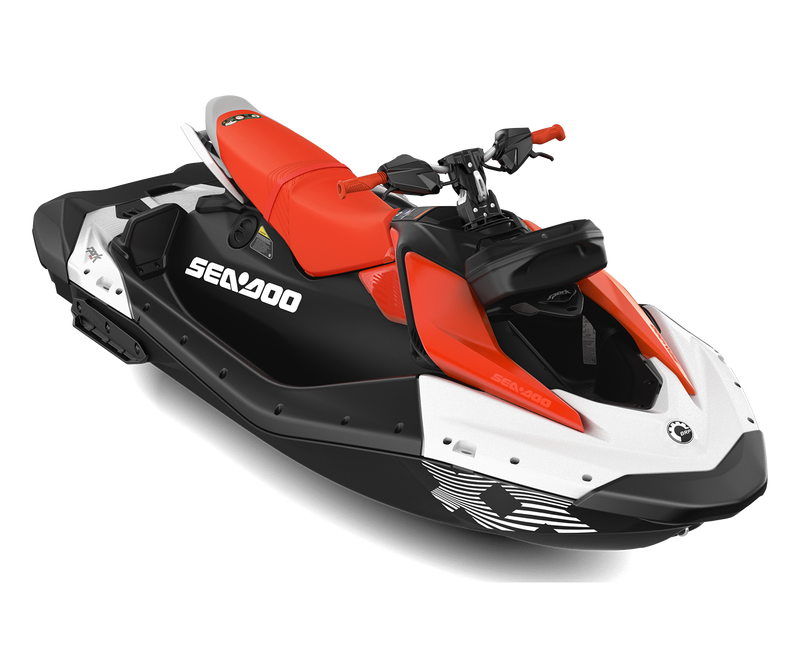 24 SEA DOO - SPARK 3UP TRIXX 90 - White / Dragon Red