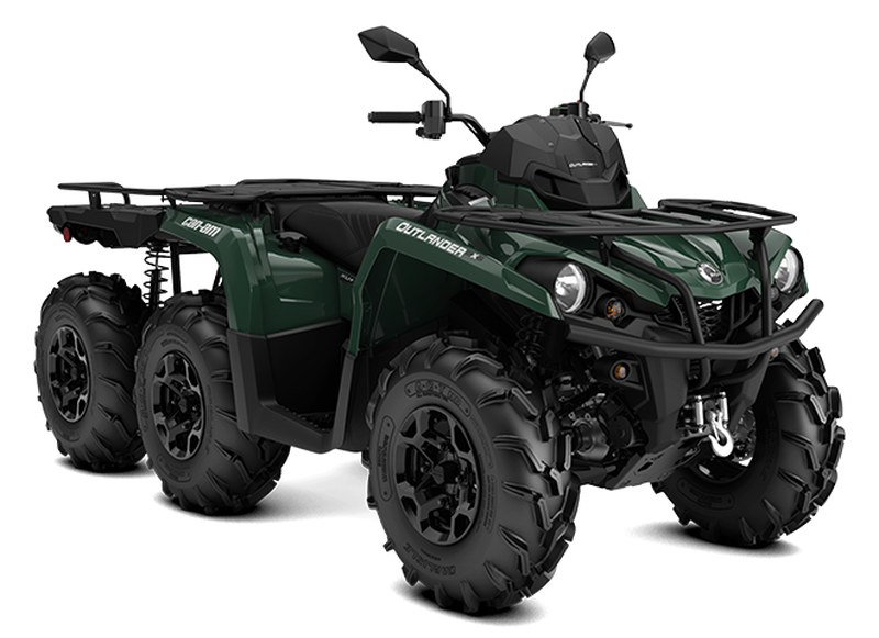 24 CAN-AM OUTLANDER 6X6 XU+T - FLAT 450 - 60km/h - Tundra Green