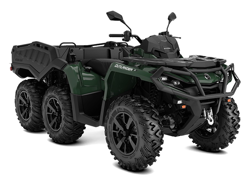 24 CAN-AM OUTLANDER 6X6 XU+T - SIDE 650 - 60km/h - Tundra Green