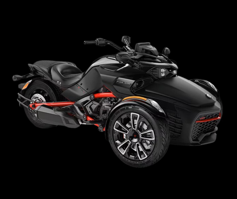 CAN-AM SPYDER F3 - STEEL BLACK METALLIC - 2024