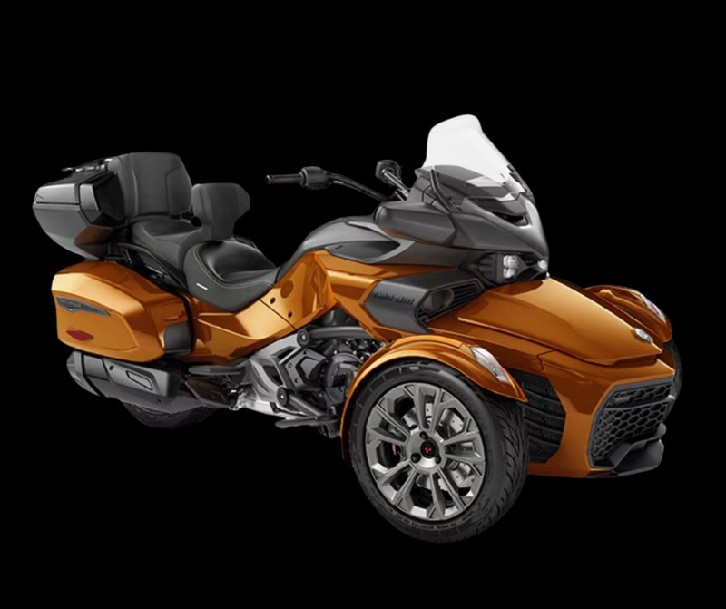 CAN-AM SPYDER F3 COGNAC (CARBON BLACK) - SPECIAL SERIES - 2024