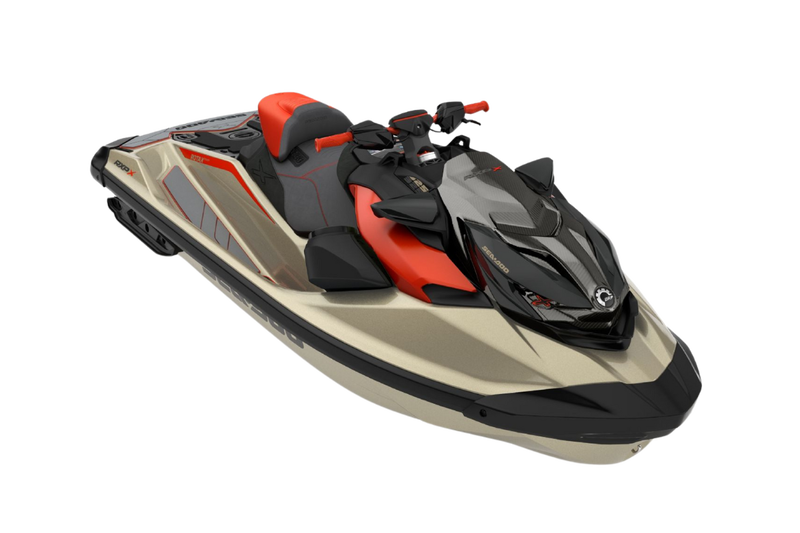 SEA DOO RXP-X RS 325 (Tech Package) - Metallic Tan / Lava Red (Premium color) - 2025