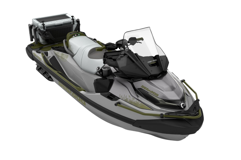 SEA DOO GTX FishPro APEX 300 iDF (Tech Package) - Shark Grey / Nori Green - 2025