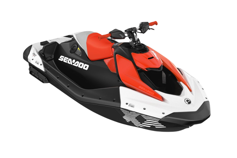 SEA DOO - SPARK 1UP TRIXX 90 - White / Dragon Red - 2025