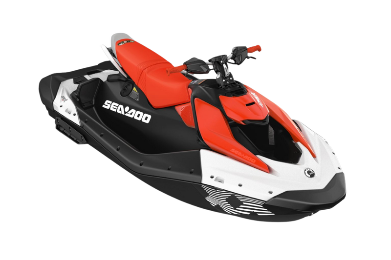 SEA DOO - SPARK 3UP TRIXX 90 - White / Dragon Red - 2025