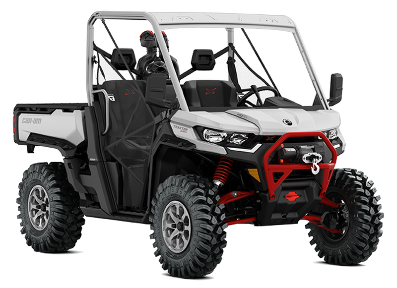 CAN-AM TRAXTER X MR HD10 - Hyper Silver & Legion Red