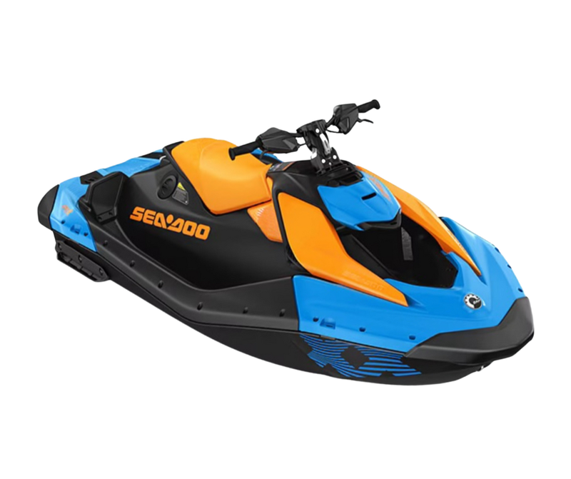 SEA DOO - SPARK 1UP TRIXX 90 - Gulfstream Blue / Orange Crush - 2026