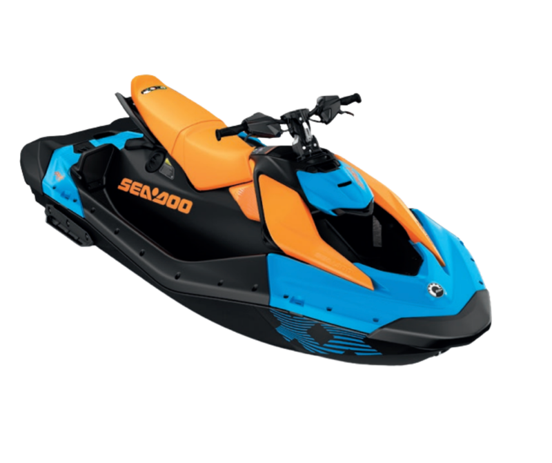 SEA DOO - SPARK 3UP TRIXX 90 - Gulfstream Blue / Orange Crush - 2026