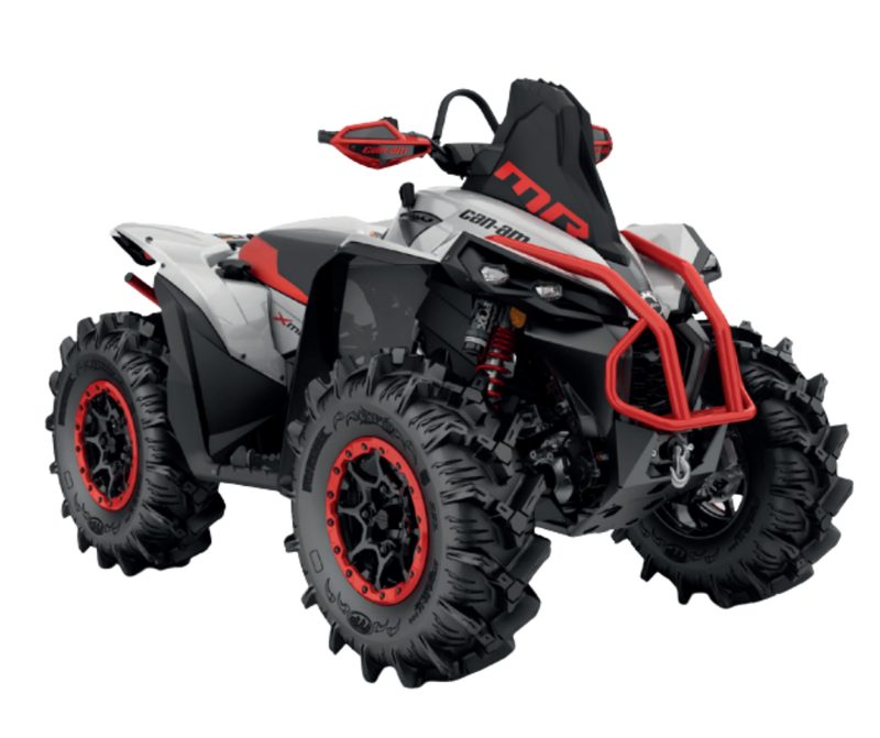 CAN-AM OUTLANDER X-MR 1000R - INT - Hyper Silver & Legion Red